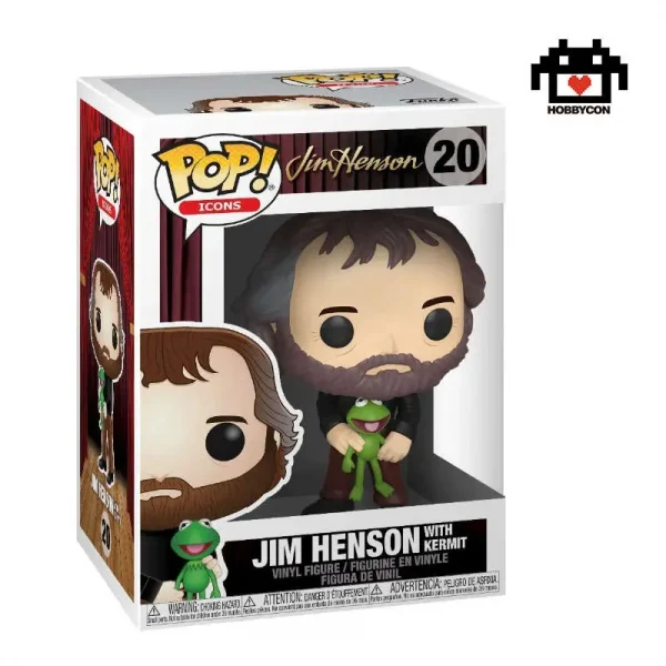Jim-Henson-con-Kermit-Hobby-Con-Funko-Pop