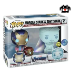 Endgame-Morgan y Hologram Tony-Hobby Con-Funko Pop