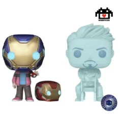 Endgame-Morgan y Hologram Tony-Hobby Con-Funko Pop