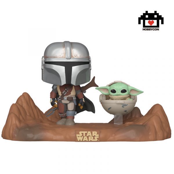 Star Wars-The Mandalorian con Baby Yoda-Funko Pop-Hobby Con-390
