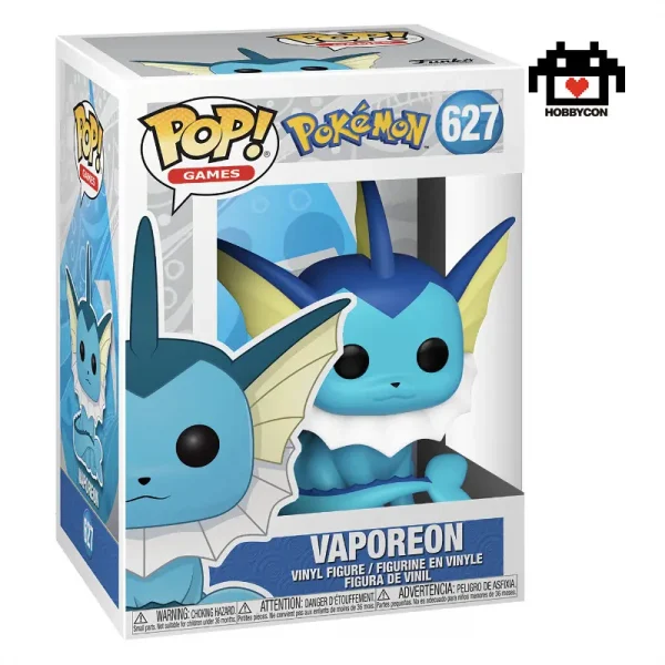 Pokemon-Vaporeon-627-Hobby Con-Funko Pop