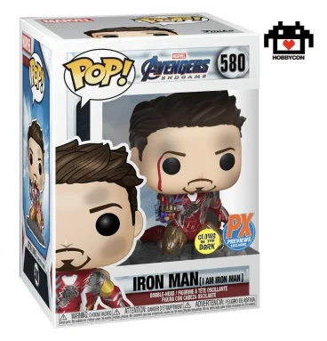 Avengers-Endgame-Iron Man-580-Hobby Con-Funko Pop-Px-Previews Exclusive