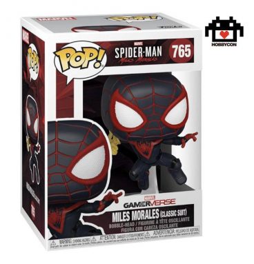 Spider Man-Miles Morales-Gamerverse- Classic Suit-Hobby Con-Funko Pop-765