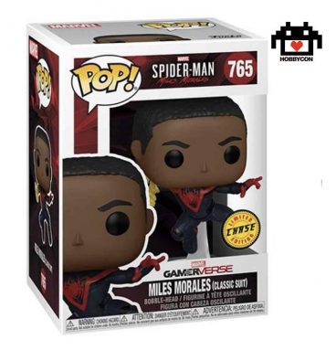 Spider Man-Miles Morales-Gamerverse- Classic Suit-Chase-Hobby Con-Funko Pop-765