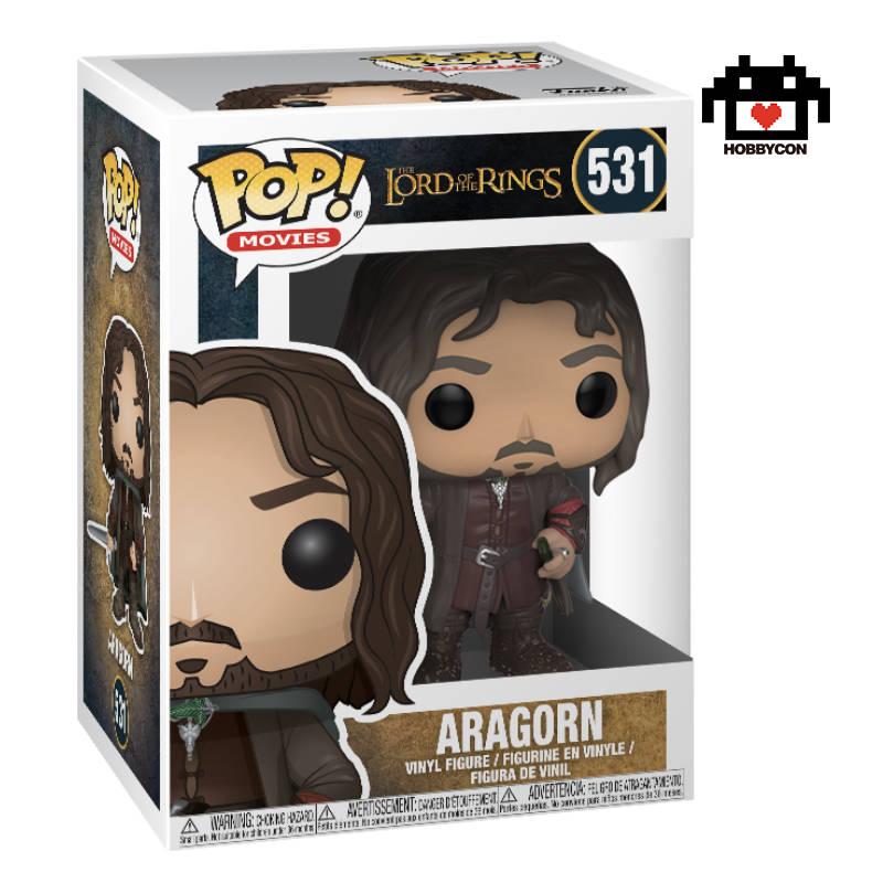 El Señor de los Anillos - Aragorn - The Lord of the Rings-Hobby Con- Funko Pop
