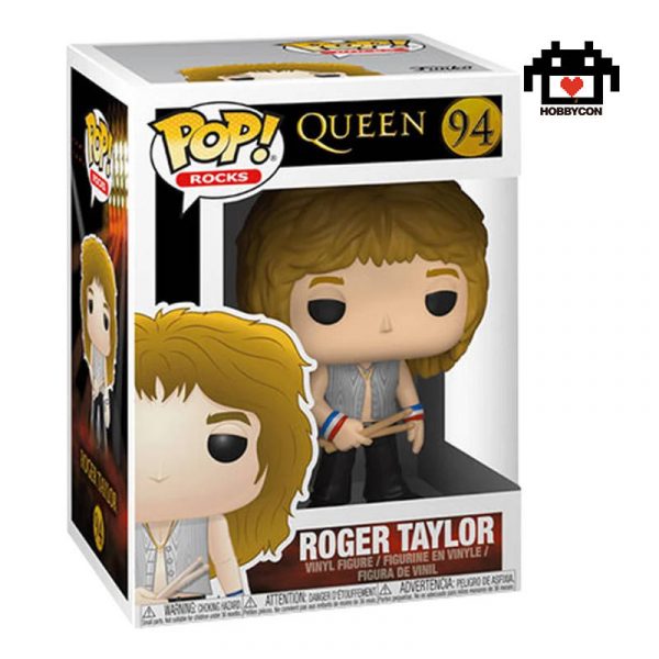 Queen-Roger Taylor-94-Hobby Con-Funko Pop