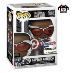 The Falcon and The Winter-Captain America- Hobby Con-Funko Pop-818-Amazon Exclusive