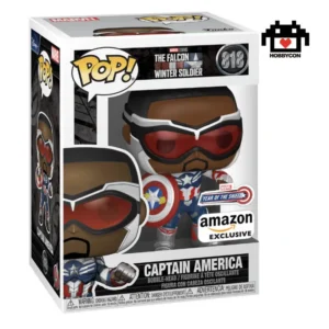 The Falcon and The Winter-Captain America- Hobby Con-Funko Pop-818-Amazon Exclusive