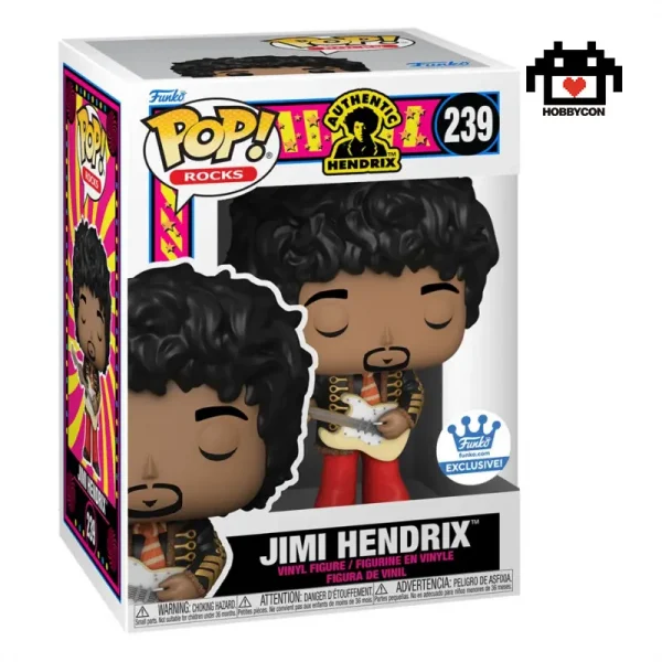 Jimi Hendrix-239-Funko Pop-Hobby Con