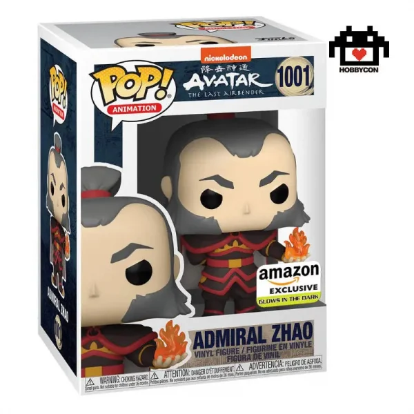 Funko Pop de 9cm de Admiral Zhao de la serie Avatar the last Airbender.