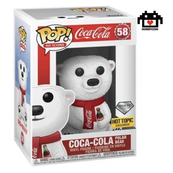 Coca Cola-Polar Bear-58-Hobby Con-Funko Pop