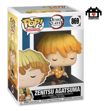 Demon Slayer-Zenitsu Agatsuma-869-Hobby Con-Funko Pop