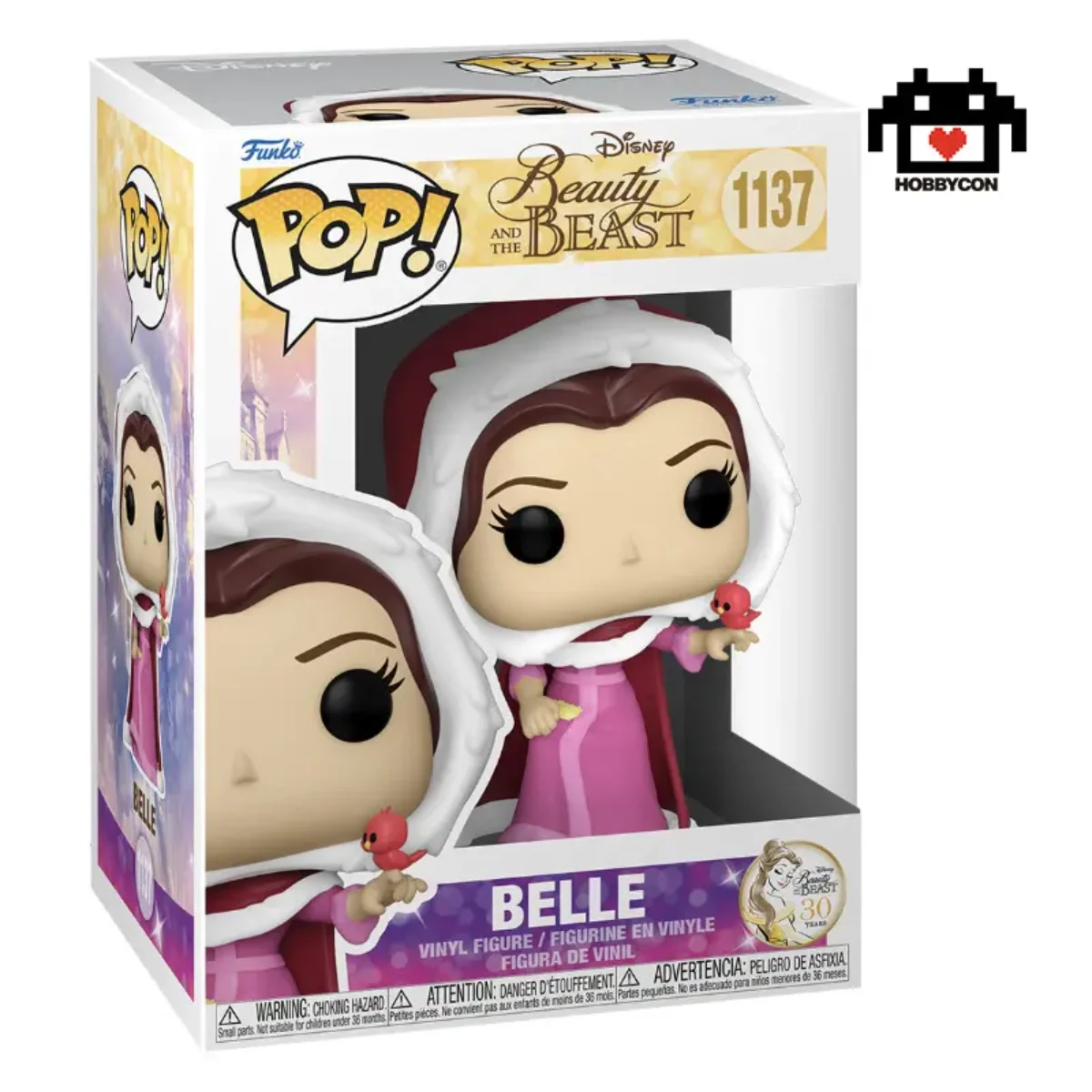 Figura POP Moment La Bella y La Bestia 30 Aniversario: Bella y