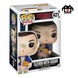 Stranger Things-Eleven con Eggos-421-Hobby Con-Funko Pop