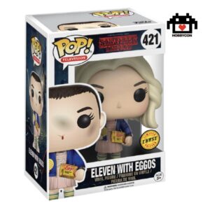 Stranger Things-Eleven con Eggos-Chase-421- Hobby Con-Funko Pop
