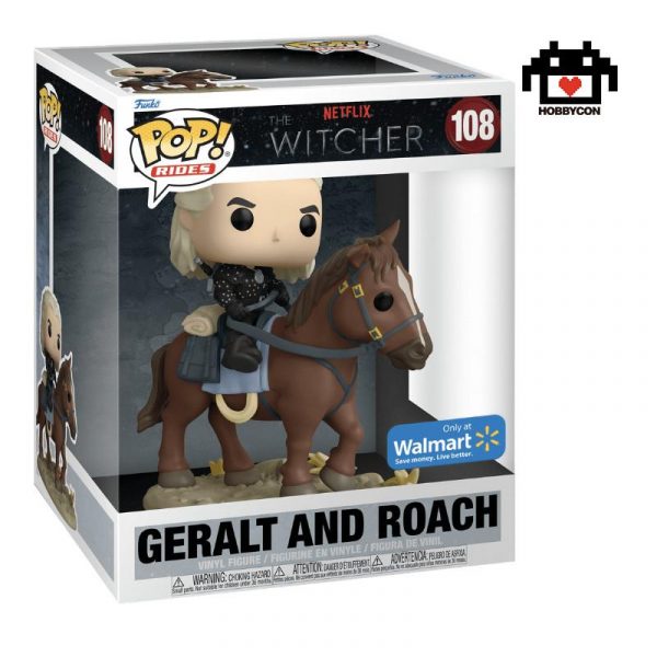 The Witcher-Geralt-Roach-108-Hobby Con-Funko Pop
