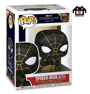 Spider-Man No Way Home-Spider-Man-Black Gold-Suit-911-Hobby Con
