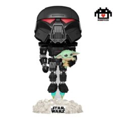 Star Wars-The Mandalorian-Dark-Trooper with Grogu-488-Hobby Con
