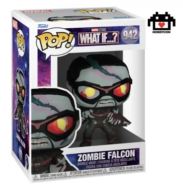 Marvel-What-If-Zombie Falcon-942-Hobby Con-Funko Pop