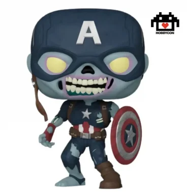 Marvel-What If-Zombie Captain America-941-Hobby Con-Funko Pop