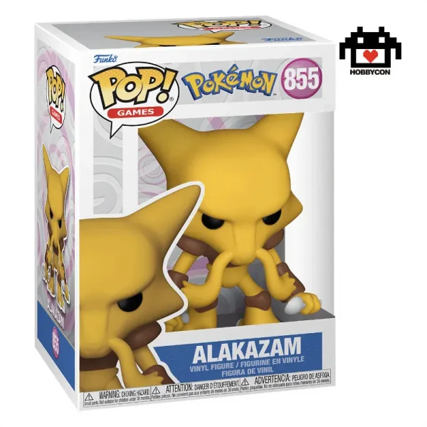 Pokemon-Alakazam-855-Hobby Con-Funko Pop