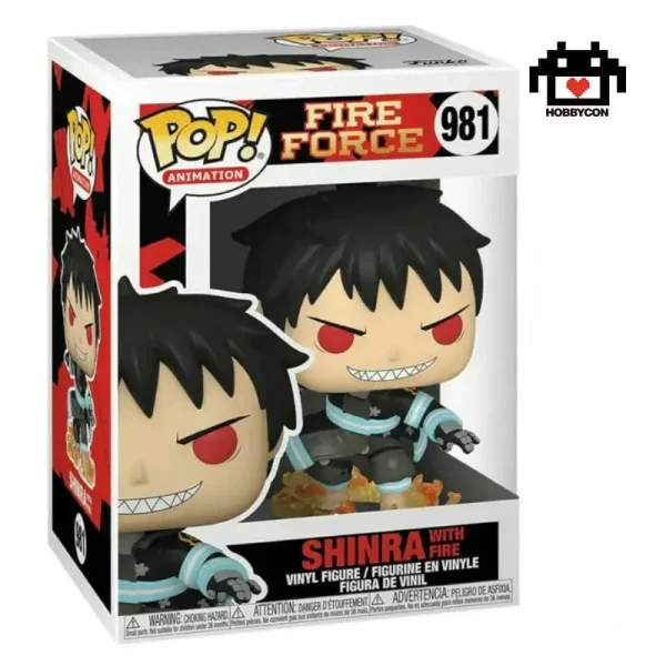 Fire Force-Shinra-981-Hobby Con-Funko Pop