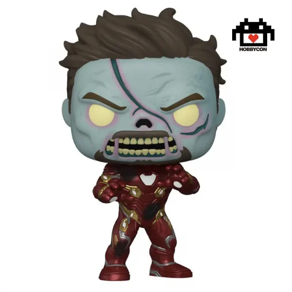 Marvel-What If-Zombie Iron Man-944-Hobby Con-Funko Pop