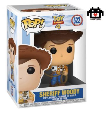 Toy Story-4-Sheriff Woody-522-Hobby Con-Funko Pop