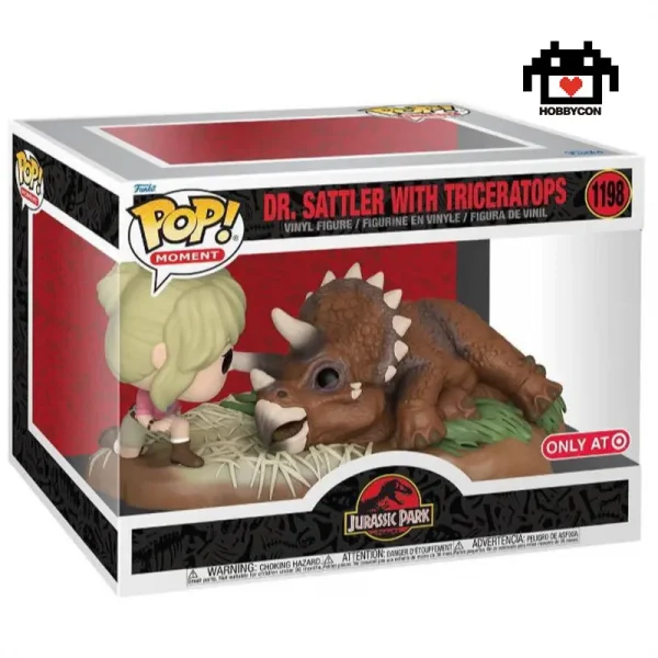 Jurassic Park-Sattler Troceraptors-1198-Target-Hobby Con-Funko Pop