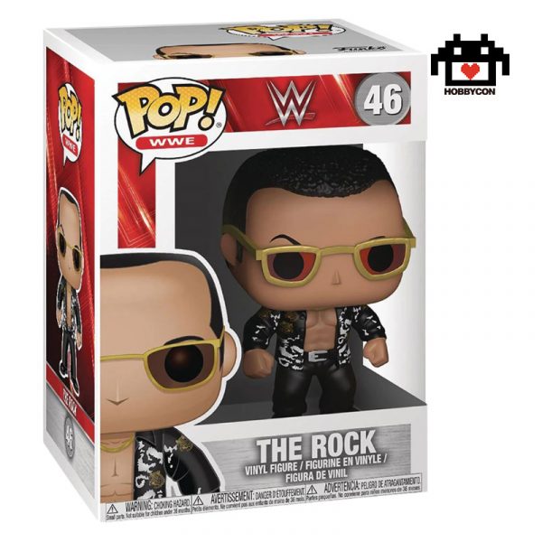 WWE-The Rock-46-Hobby Con-Funko Pop