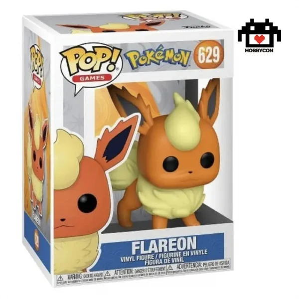 Pokemon-Flareon-629-Hobby Con-Funko Pop