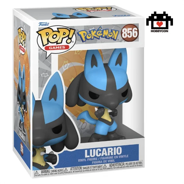 Pokemon-Lucario-856-Hobby Con-Funko Pop