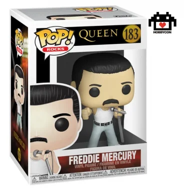 Queen-Freddie Mercury-183-Hobby Con-Funko Pop