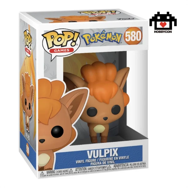Pokemon-Vulpix-580-Hobby Con-Funko Pop