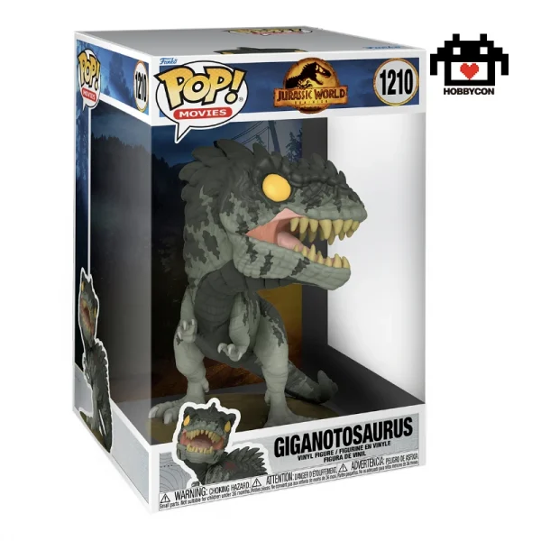 Jurassic World Dominion-Giganotosaurus-1210-Hobby Con-Funko Pop