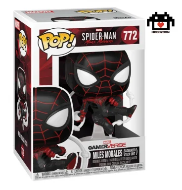 Spider-Man-Miles Morales-Gamerverse-Advanced Tech Suit-772-Hobby Con-Funko Pop