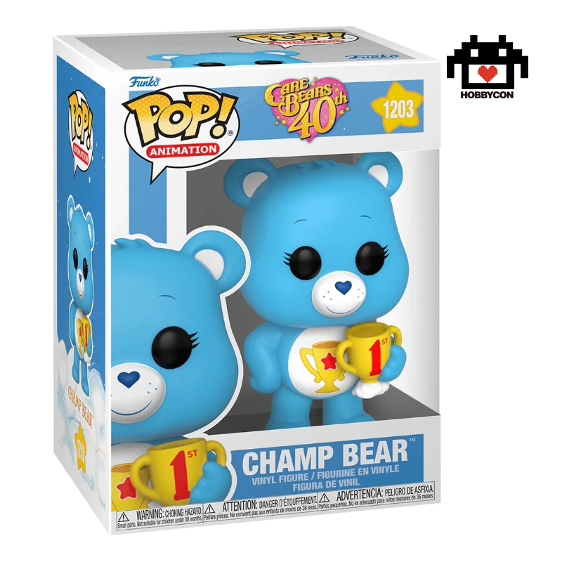 Care Bear-Champ Bear Bear-1206-Hobby Con-Funko Pop