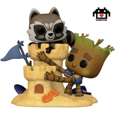 Guardians of the Galaxy-Rocket & Groot-Box Lunch-Hobby Con-Funko Pop