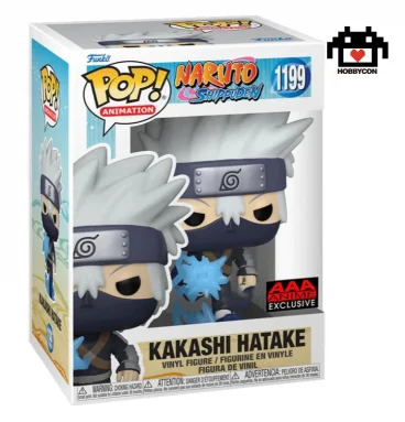 Naruto-Kakashi Hatake-1199-Hobby Con-AAA Anime Exclusive-Funko-Pop