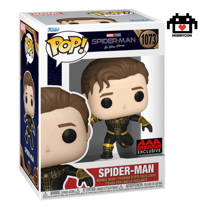 Spider Man No Way Home-Spider Man-AAA Anime Exclusive-1073-Hobby Con-Funko Pop