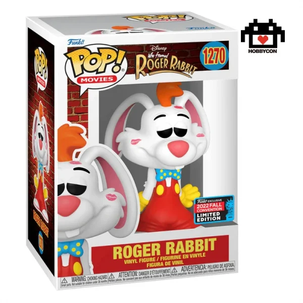 Who Framed Roger-Rabbit-Roger Rabbit-1270-Hobby Con-Funko Pop