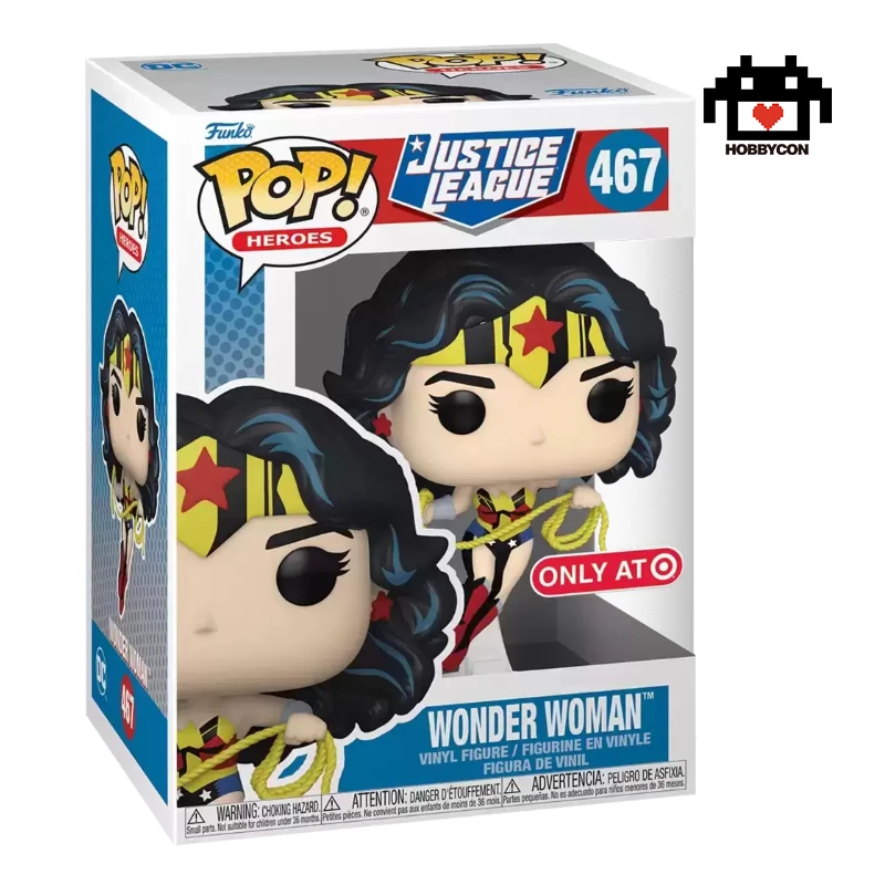 Justice League-Wonder Woman-467-Only At-Hobby Con-Funko Pop