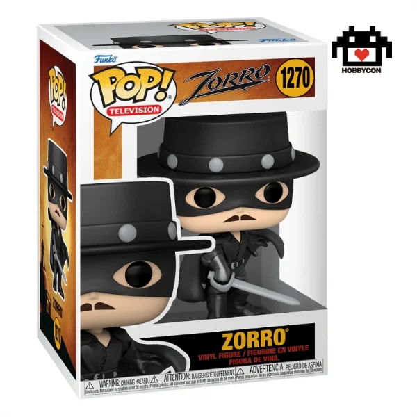 Zorro-1270-Hobby Con-Funko Pop