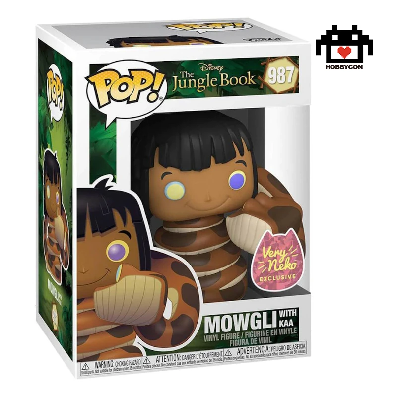 El Libro de la Selva-Mowgli-987-Hobby Con-Funko Pop