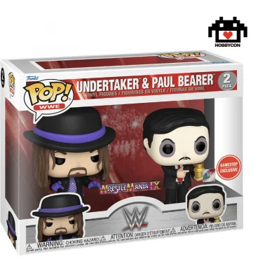 WWE-Undertaker y Paul Bearer-Hobby Con-Funko Pop