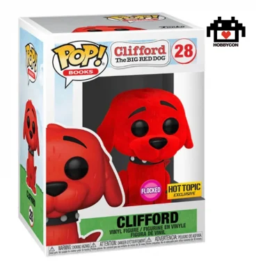 Clifford-28-Hobby Con-Funko Pop-Hot topic-Flocked