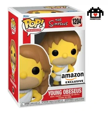 Los Simpsons-Homero-Young Obeseus-1204-Hobby Con-Funko Pop