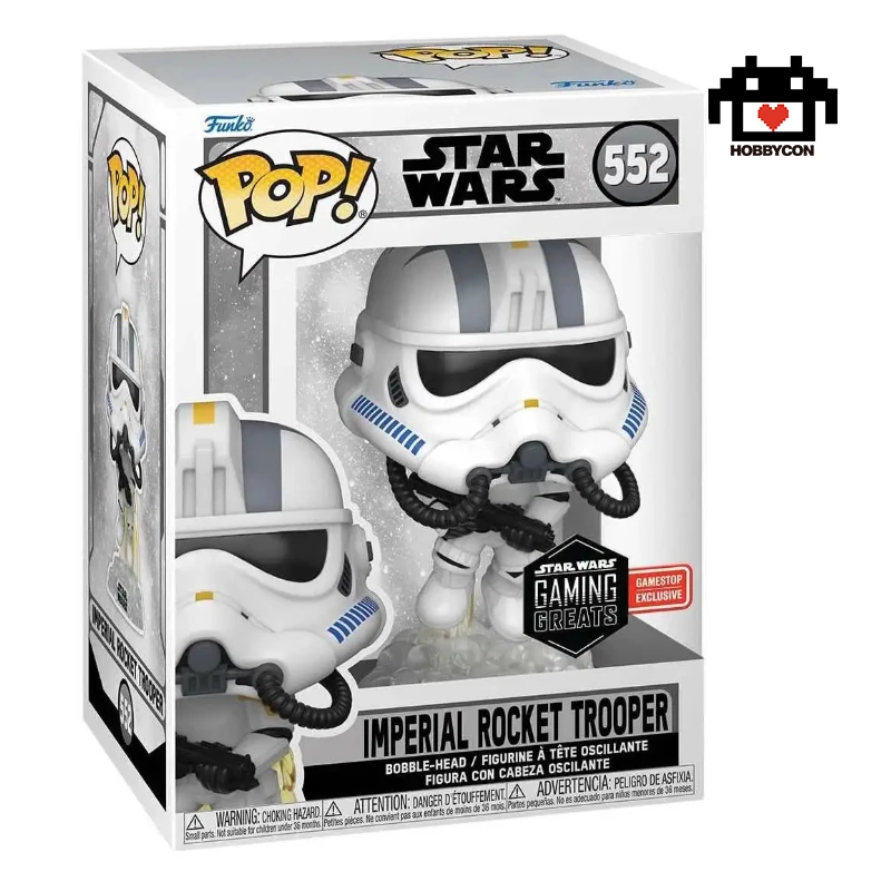 Star Wars-Imperial-Rocket Trooper-552-Hobby Con-Funko Pop