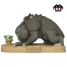Star Wars The Book of Boba Fett - Grogu & Rancor-Entertainment Earth-587-Hobby Con-Funko Pop