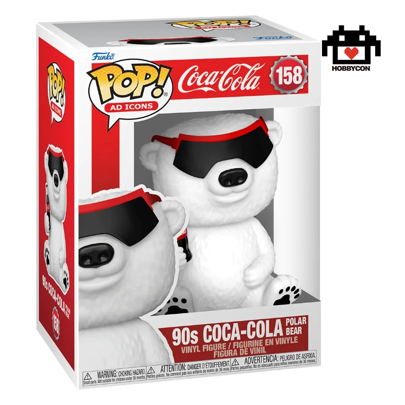 Coca Cola-Polar-Bear-158-Hobby Con-Funko Pop
